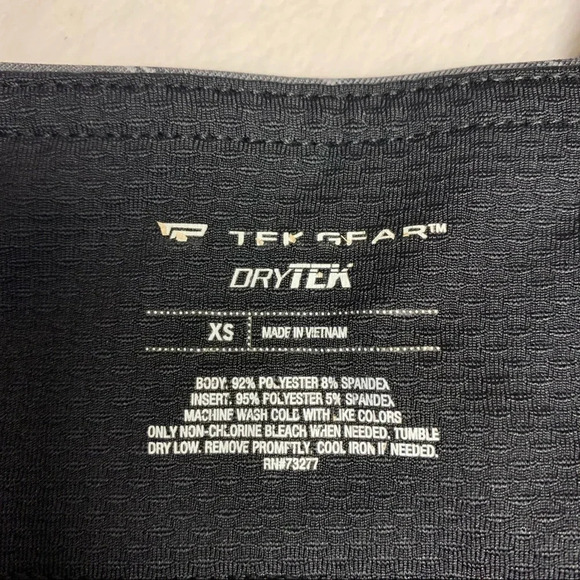 Tek Gear XS dry Tek black/gray workout pants - Picture 2 of 8